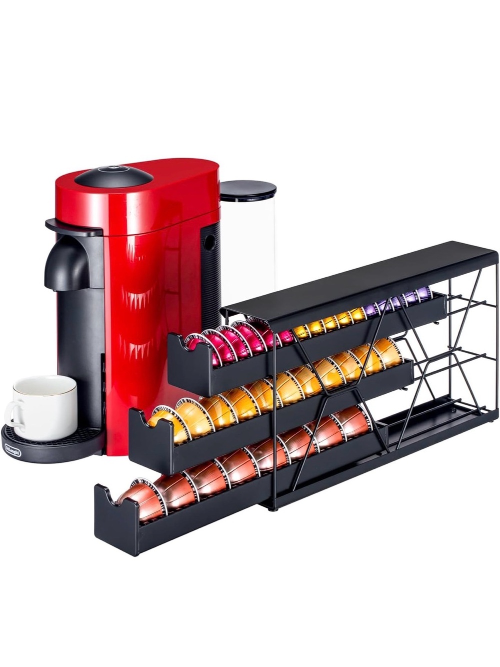Flagship 3 Tier Nespresso Pods Holder Vertuo Pods Coffee Capsule Organizer
